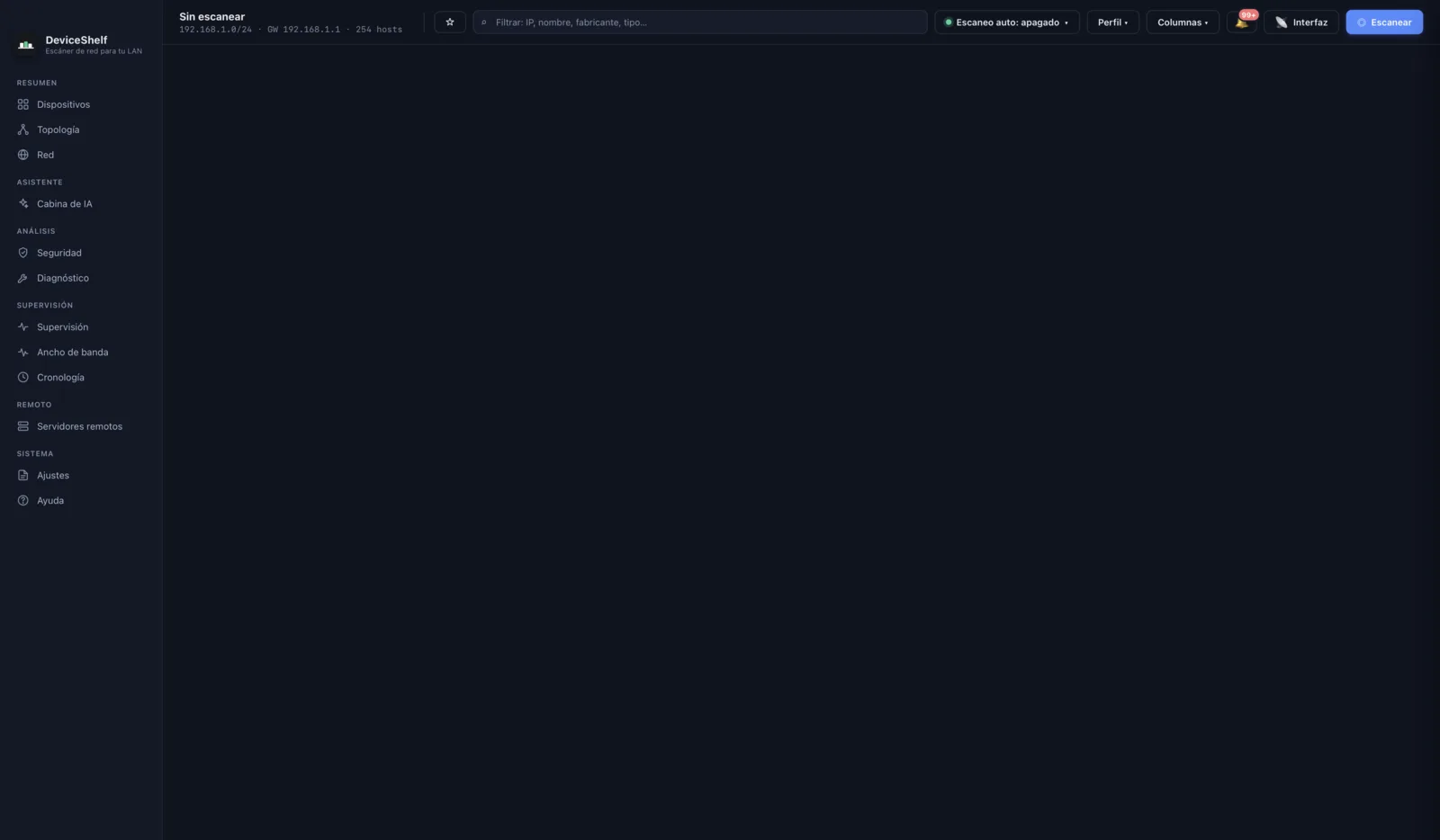 Continuous monitoring in DeviceShelf